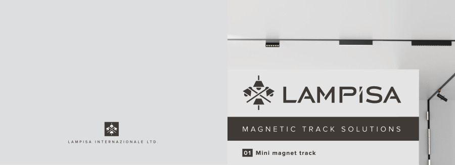 Lampisa Mini Magnetic Track Lighting Solutions catalogue — complete original artwork