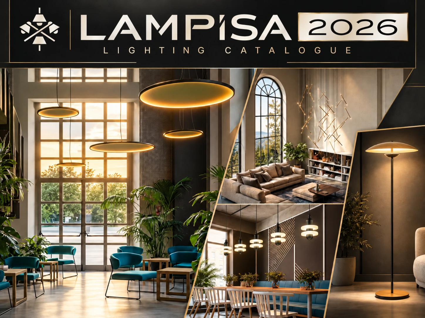Lampisa Lighting Catalogue 2026 — selected interior scene